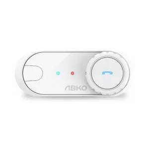 앱코 Tcom 오토바이 스포츠 헬멧 블루투스 화이트