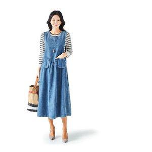 [NS홈쇼핑](삽)큐티 데님 주머니 민소매 원피스[34117122]