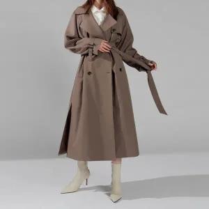 핫핑 [LOVB] L-1073 오버핏트렌치코트 (벨트포함)