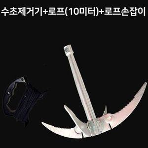 낚시용품 수초제거기 간편 접이식 로프 수초제거기