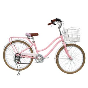 노펑크 로제 여성용 자전거 알루미늄 프레임 24/26인치 무료조립