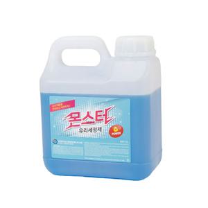 몬스터 말통 대용량 유리세정제 3.5L 4개 자동차 차량용 물때제거 얼룩 업소용 세차