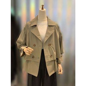 [갤러리아] ab.f.z 나그랑 허리스트링 더블 트렌치코트 자켓 ACY5HR31G1