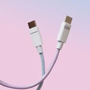 패브릭 C TO C PD 고속충전케이블 /충전기케이블