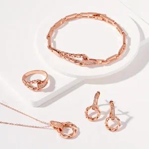 [골드팡] 14k/18k 오르비스로프 4종 세트 (목걸이+귀걸이+반지+팔찌)