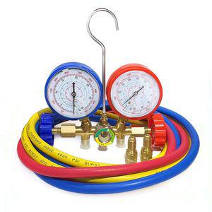 에어컨 매니폴드게이지 신냉매 구냉매 겸용 냉동 R22