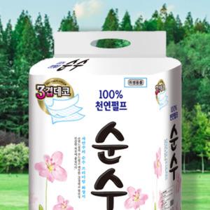 고퀄리티 화장지 순수 3겹 30롤 25M 무형광 무색소 무향 저자극 휴지