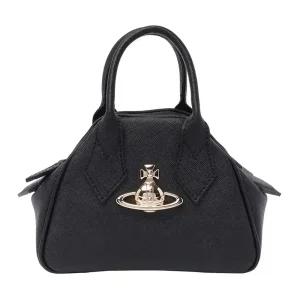 24FW 비비안웨스트우드 골드 메탈 입체 ORB 사피아노 미니 야스민 크로스백 블랙 5C010005W L001N N402 ( 45030009 L001N N403 )