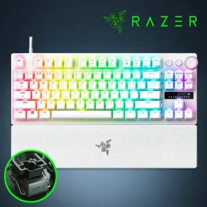 [국내정발] 레이저 헌츠맨 V3 PRO TKL 래피드트리거 화이트 영문 자석축 키보드