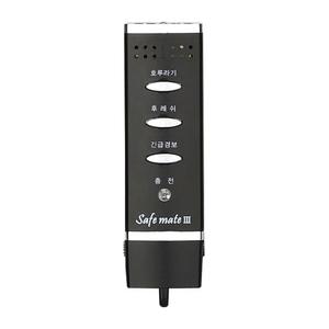 세이프메이트 주파수 공진 USB 충전식 호신용 전자호루라기 버튼식 호각