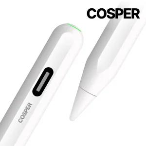 코스퍼 애플펜슬 1세대 2세대 스마트펜슬 호환 CS766 유선 무선충전 스마트펜 아이패드 스타일러스 터치 펜