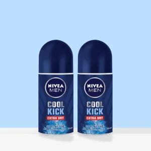 [니베아_뷰티]니베아 데오드란트 롤온 쿨 킥 50ml x 2개