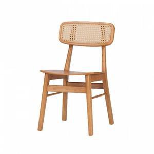 [RGOMM9PU]이플 원목 우드방석 라탄 의자 3colors