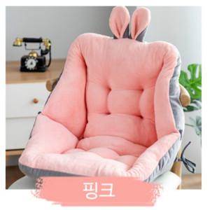 3색 1개 극세사 사무실 학생 의자 등받이 방석 일체형 캠핑 의자 보온 쿠션 방석 차량