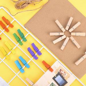 [RGM00604]포토 미니 우드 집게 우드 세트 50개입 사진