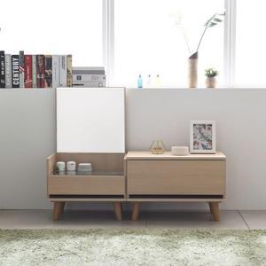 [RG6N1O4S]C749 시즌3 좌식화장대 보조장 600 세트 거실장