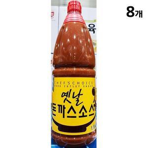 [XBJ70J70_47]미담채 옛날 돈까스소스 1 8L X8 돈까스양념
