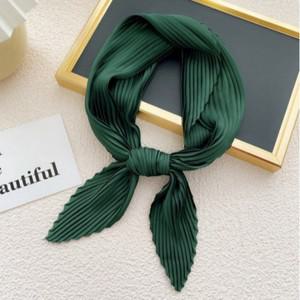 실크 스카프 봄 가을 스카프 플스카프 - 그린