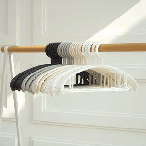 [보노하우스]럭스 와이드 어깨뿔 방지 옷걸이 5P 코트 자켓 정장 니트 스웨터 걸이