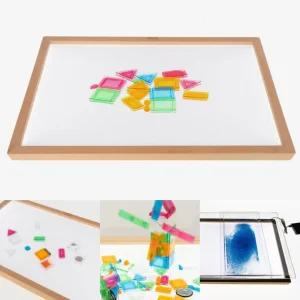 우드 라이트박스 드로잉보드 테이블 샌드아트 그림판 라이트테이블