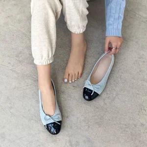 [소보제화]로리카 리본 플랫슈즈 1cm