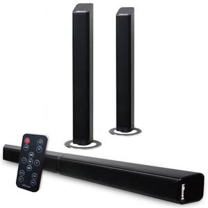 빌보드 DS01 사운드바 RCA 블루투스 연결 대형TV 모니터 일체형 분리형 200W 고출력 서라운드 리모콘 TV 컴퓨터 스마트폰 노트북 벽걸이 거치 스탠드 거실 카페 와인바