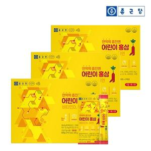 [종근당] 어린이홍삼(홍삼스틱젤리/10포X3EA) 3세트
