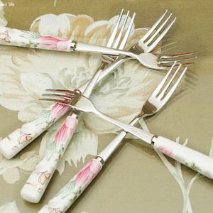 국산 현우 플로렌스 티포크 (숏)5P/커피스푼/티스푼세트/포크/키친툴/다기/티포크/명품선물/혼수/씨엔큐