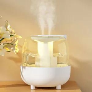 듀얼분사 대용량 간편세척 초음파 가습기 4L 화이트 OHM-J4L