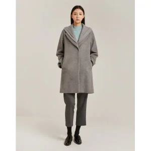 [하프클럽/올리비아로렌]탈부착 후드머플러 코트_VOPEAWWA241