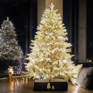 [디오트리]1.6m~1.9m  바닐라그린 무장식 크리스마스 트리 세트 지네 전구 보관가방 증정