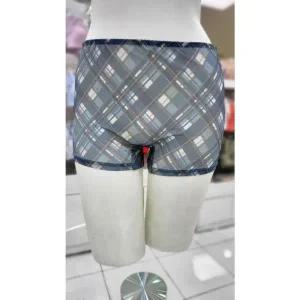 [비너스]슈 세이브존08 체크나염 핀턱브라 세트사각팬티 YPT2823P(네이비,브라운) (21963261)