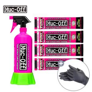 먹오프 펑크 파우더 보틀포함 4팩 자전거 세척제 세차 청소 클리너 파우더