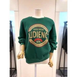 [대구백화점] [미스칸트]1874 레터링 기모 맨투맨 그린(KPTSOB06GE)