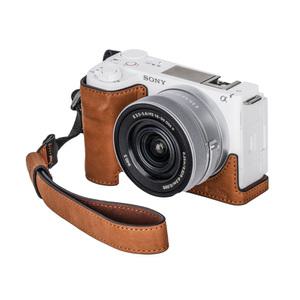 스몰리그 소니 ZV-E10 M2 가죽 케이스 키트 랙 477 브라운 4889