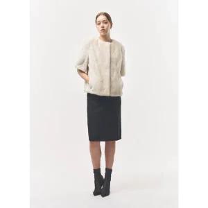 [진도모피](강남점)하프슬리브 밍크 자켓 (CFJ014)