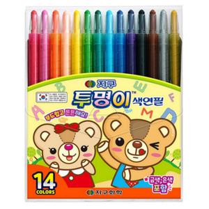 튼튼한 14색 컬러 색연필 색칠놀이 은색 금색 샤프식 색연필