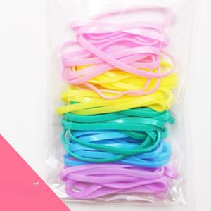 잘 안늘어나는 머리 고무줄 4종 파스텔 남녀공용 머리끈 헤어끈 L 2.2cm