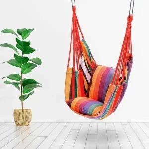 [하프클럽/셀러허브_여성트랜드패션]스트라이프 해먹의자 흔들 그네의자