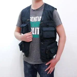 [하프클럽/셀러허브_여성트랜드패션]경량 메쉬 메쉬작업조끼 레저 아웃도