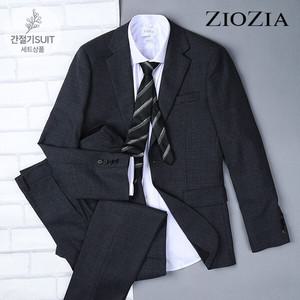 [지오지아] 데일리 그레이 미라클 정장세트 (ABC3SB1202_ABC3SP1202_GR)