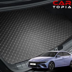 카토피아 더 뉴 아반떼 CN7 페이스리프트 퀼팅 트렁크매트 가죽 차박 일체형