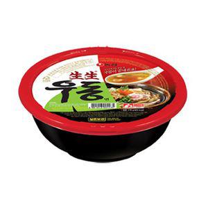 농심 컵라면 생생우동 큰컵 생생우동 가쓰오부시 12개 박스라면