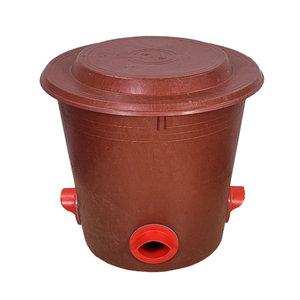  닭 병아리 조류 사료통 닭모이통 엘보사료통  실속형  적색 35리터 20Kg용