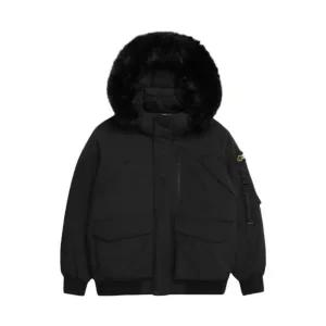 [정품아닐시3배보상] 내셔널 지오그래픽 타루가 퍼 트리밍 후디 다운 점퍼 카본 블랙 National Geographic