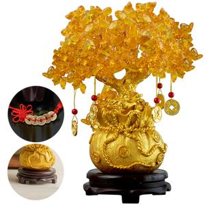 벨루아체 운수대통 천년 황금 돈나무 더 골드 에디션 행운 개업 집들이 선물 인테리어 장식품