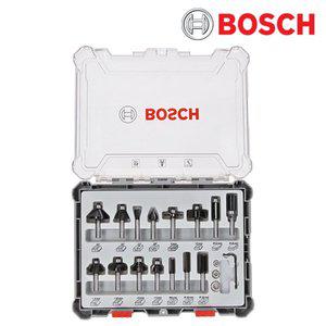 [보쉬] 트리밍 엣지 루터 날 비트 세트 샹크 직경 6mm 15pcs