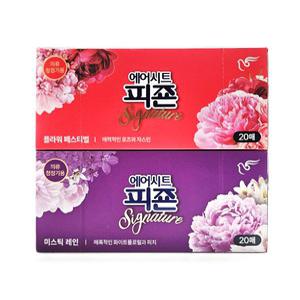피죤 에어시트 스타일러시트 20매 플라워페스티벌,미스틱레인 세트