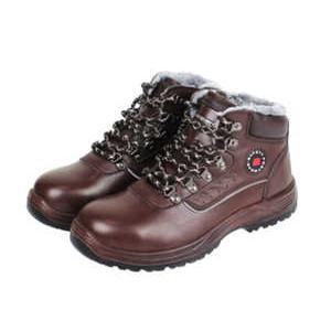 레오파드 방한안전화 지퍼달린 겨울작업화 보아털안감 경량현장화