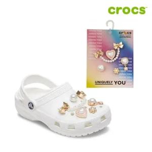 [크록스 정품] 골드 진주 지비츠 5개 세트 10014831